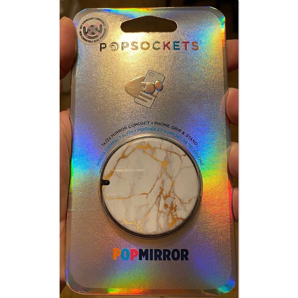 NWT PopSocket PopMirror Marble